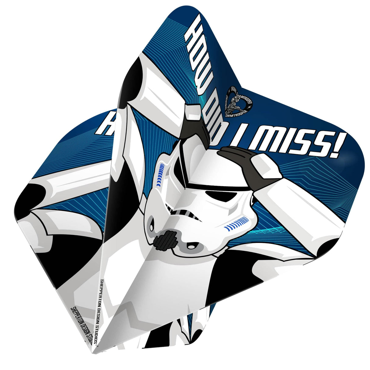 Original StormTrooper Dart Flights - Official Licensed - No2 - Std - Storm Trooper - How Did I Miss