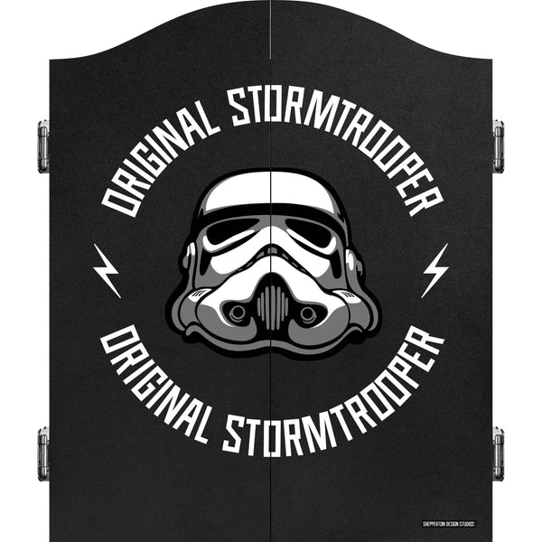 Original StormTrooper Dartboard Cabinet - C3 - Black Base - Storm Trooper - Original Stormtrooper