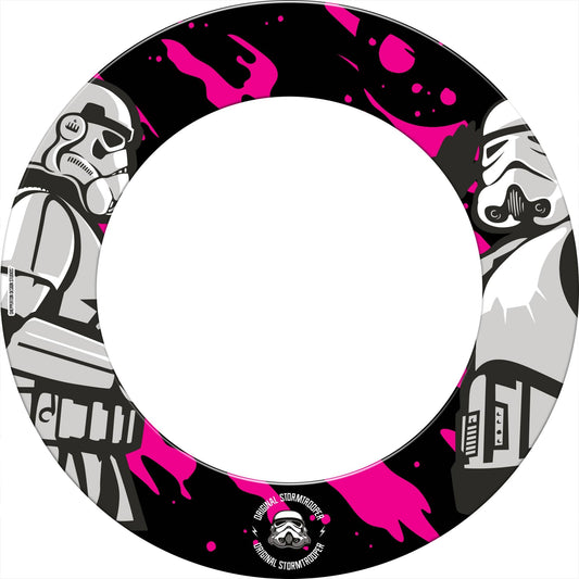 Original StormTrooper Dartboard Surround - S3 - Storm Trooper - Duo on Pink