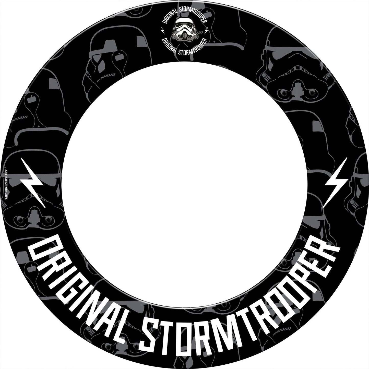 Original StormTrooper Dartboard Surround - S5 - Storm Trooper - Multi Mask Grey