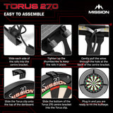 Mission Torus 270 - Dartboard Lighting - USB-C