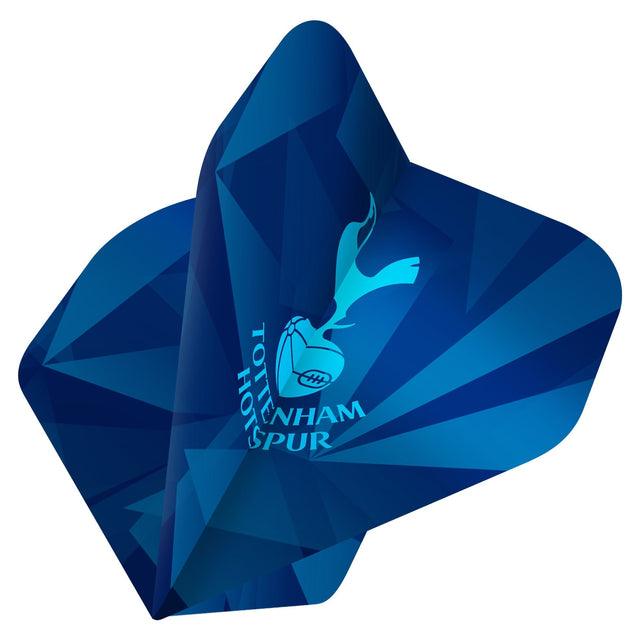 Tottenham Hotspur Dart Flights - 100 Micron - Standard No2 - F3 - Navy Shard - Sky Blue Crest