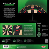 Bulls Advantage Gold Trainer Dartboard - Thinner Doubles & Trebles