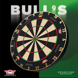 Bulls Advantage Gold Trainer Dartboard - Thinner Doubles & Trebles