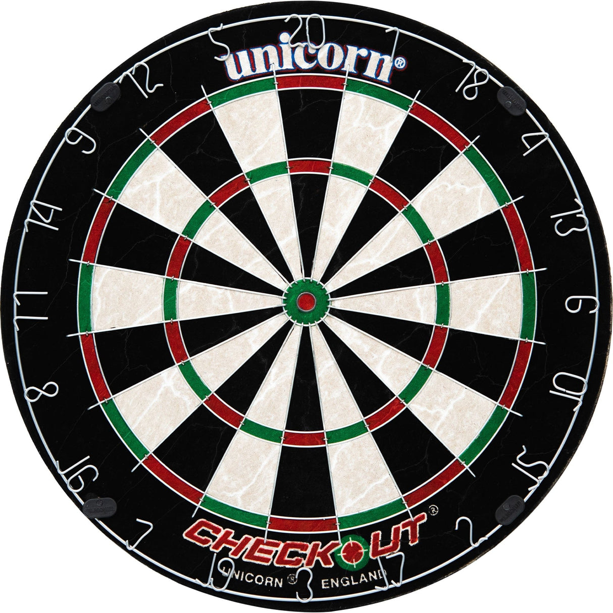 *Unicorn Checkout Dartboard - inc 2 sets of Darts - Full Starter Set