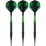 Mission Venom Darts - Soft Tip - 90% Tungsten - Black & Green Electro