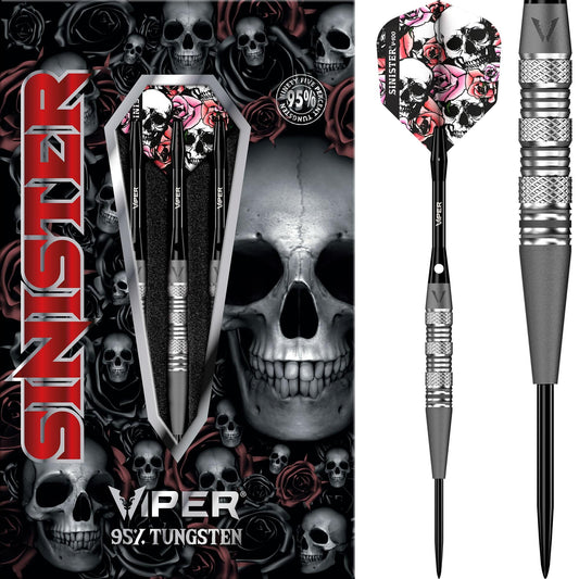 Viper Sinister Darts - Steel Tip - 90% - Sandblasted - S2 - Tri-Knurl 22g