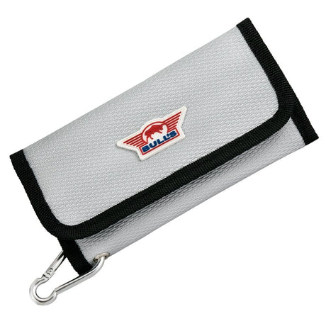 *Bulls Trifold Deluxe XL Wallet - Dart Case with Button Close - Silver