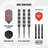 Shot Warrior TP Darts - Steel Tip - 90% Tungsten - Awe