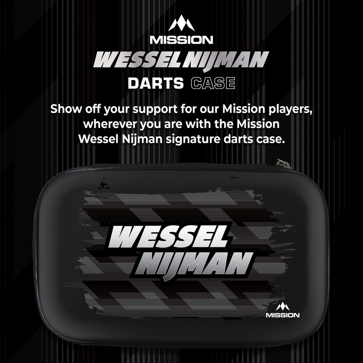 Mission Darts Players- EVA Dart Case - Wessel Nijman