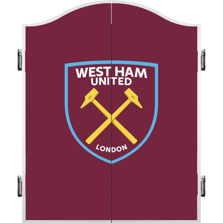 West Ham United FC - Official Licensed - Dartboard Cabinet - C1 - Crest
