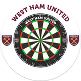 West Ham United FC - Official Licensed - Dartboard Surround - S2 - White Crest