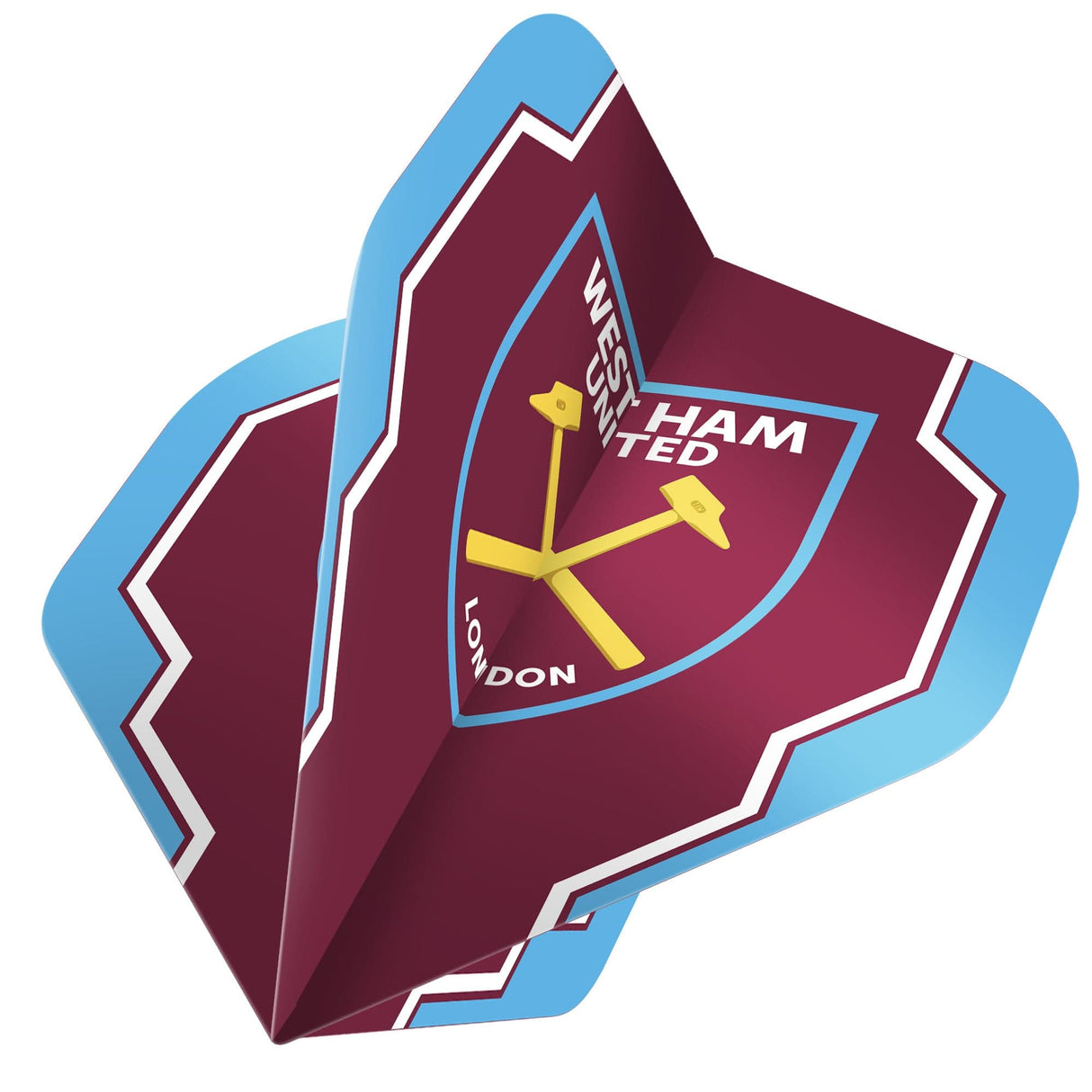 West Ham United FC - Official Licensed - Dart Flights - No2 - Std - F2 - Geo Design