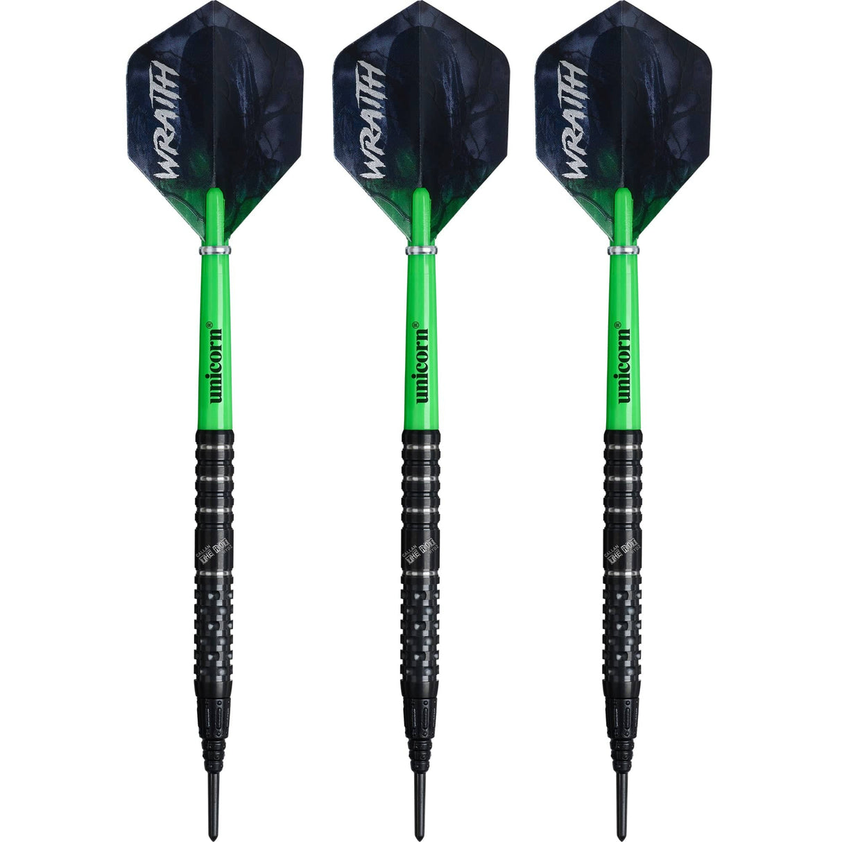 Unicorn Wraith Darts - Soft Tip - 90% Tungsten - Callan Rydz - Phase 2 19g