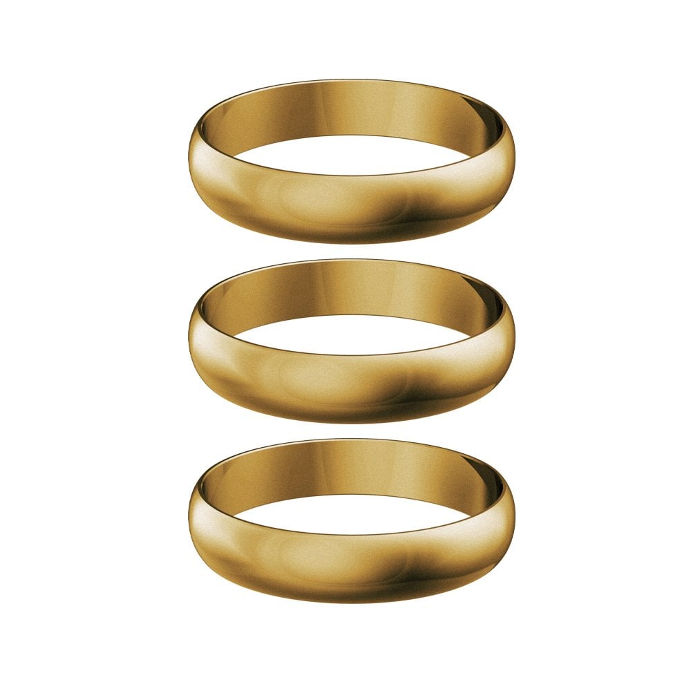 *Harrows Supergrip Shafts - Replacement Spare Rings - Pack 3 Gold