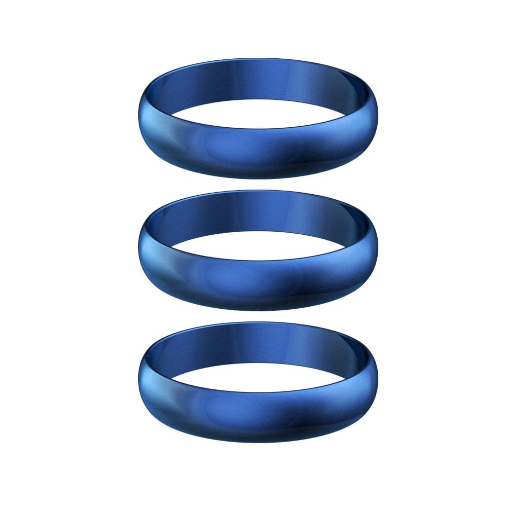 *Harrows Supergrip Shafts - Replacement Spare Rings - Pack 3 Blue