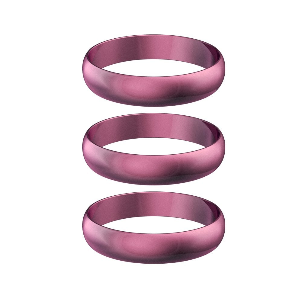 *Harrows Supergrip Shafts - Replacement Spare Rings - Pack 3 Pink