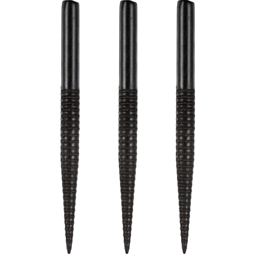 *Harrows Laser Cut Spare Points - Steel Tip - Black - Ringed