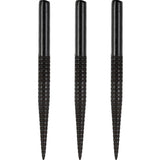 *Harrows Laser Cut Spare Points - Steel Tip - Black - Ringed