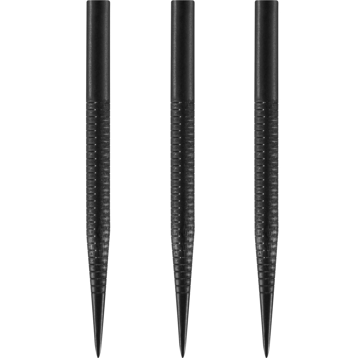 *Harrows Laser Cut Spare Points - Steel Tip - Black - Ringed