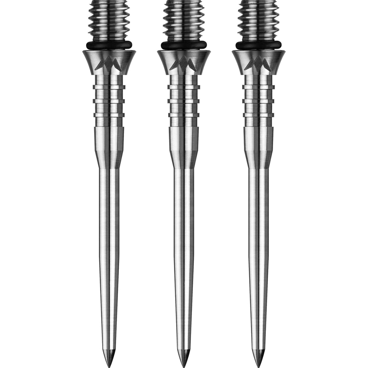 Mission Titan Pro Ti Conversion Points - Grooved - Silver 34mm