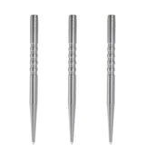 Condor Beak Dart Points - Steel Tip Replacement Points - with Cut - Silver