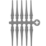 Cosmo - Fit Point Plus - Soft Tips - 2ba Thread - Pack 50 Grey