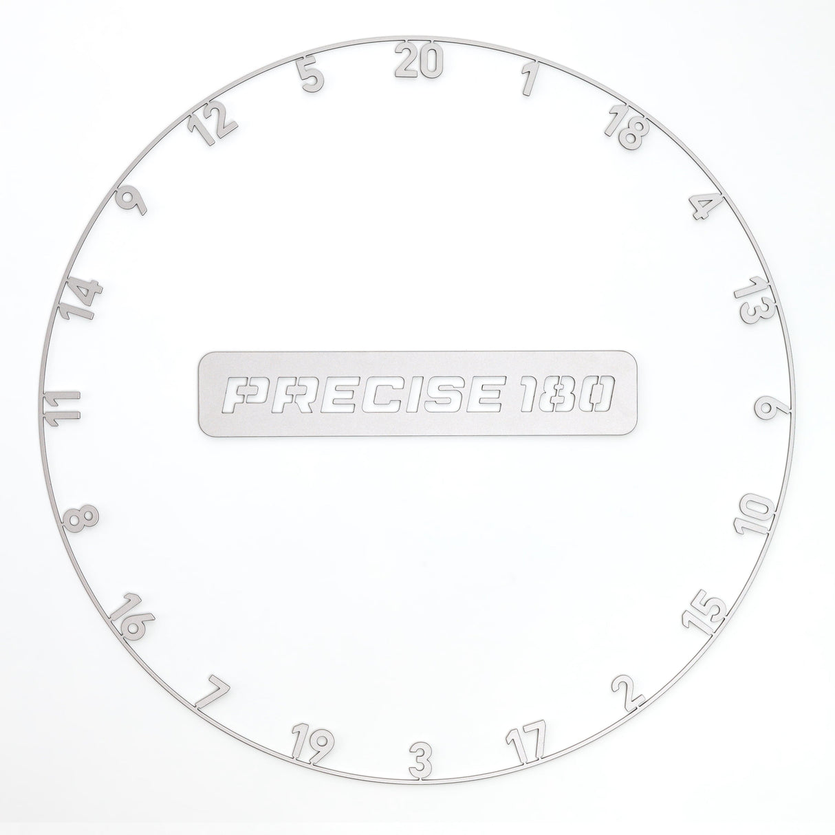 Precise 180 Number Ring - One-Piece - Colours Gun Metal