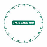 Precise 180 Number Ring - One-Piece - Colours Hunting Green