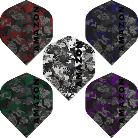 *Amazon Dart Flights - 100 Micron - Std - No2 - Camo