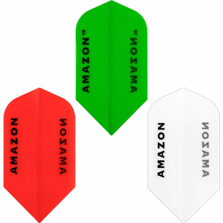 *Amazon Dart Flights - 100 Micron - Transparent - Slim