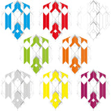 *Amazon Glaze Dart Flights - No2 - Std - White