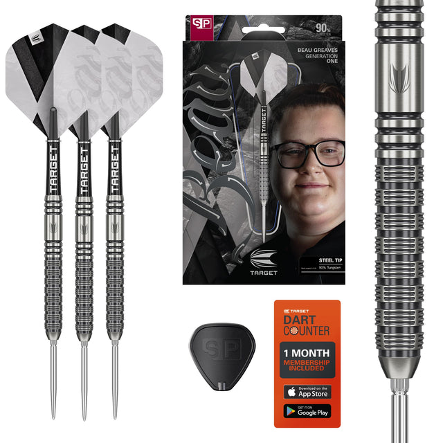 Target Beau Greaves Darts - Steel Tip - 90% Tungsten - G1