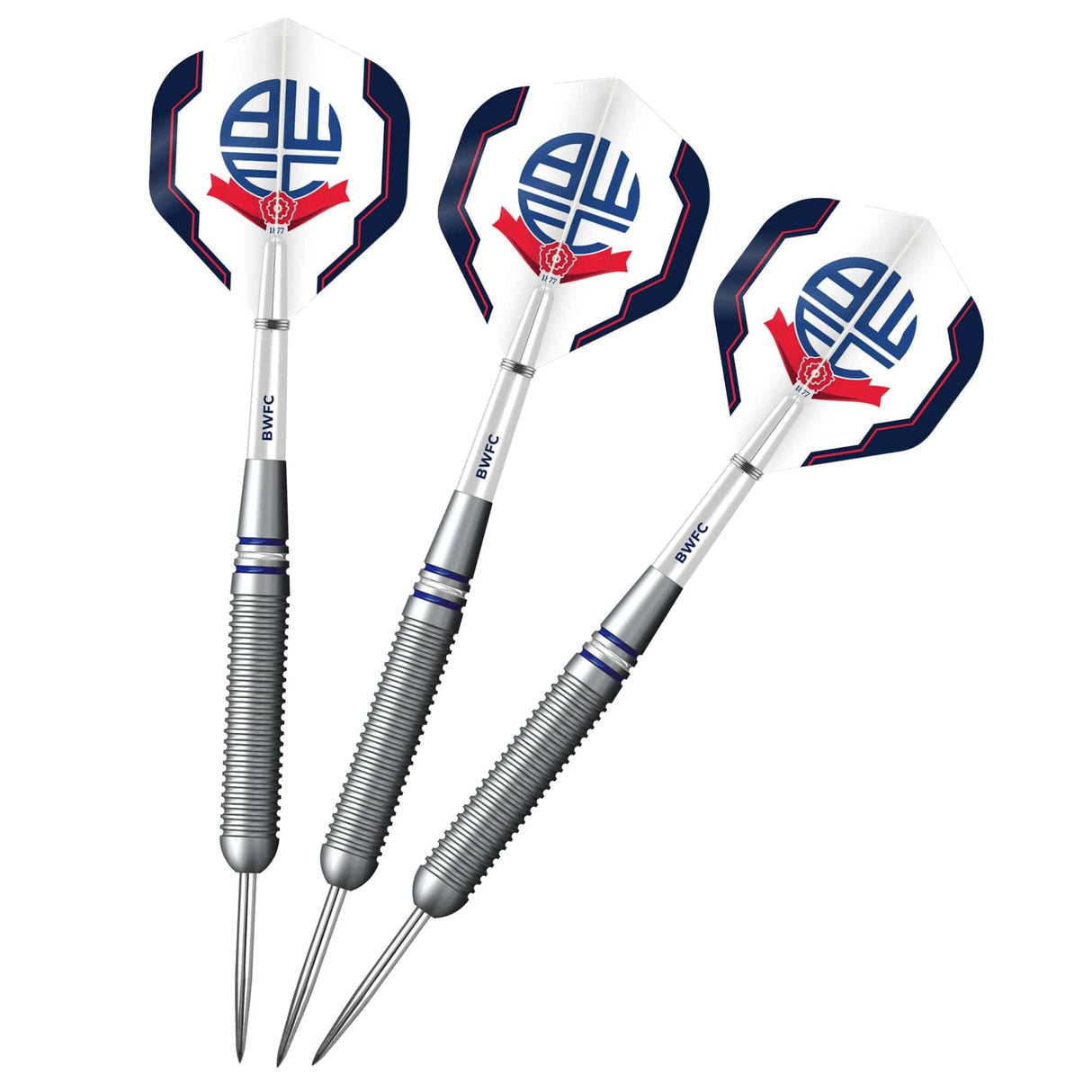 Bolton Wanderers Darts - Steel Tip Brass - Official Licensed - BWFC - 22g