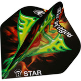 BULL'S B-Star Dart Flights - 100 Micron - A-Std - The Dragon