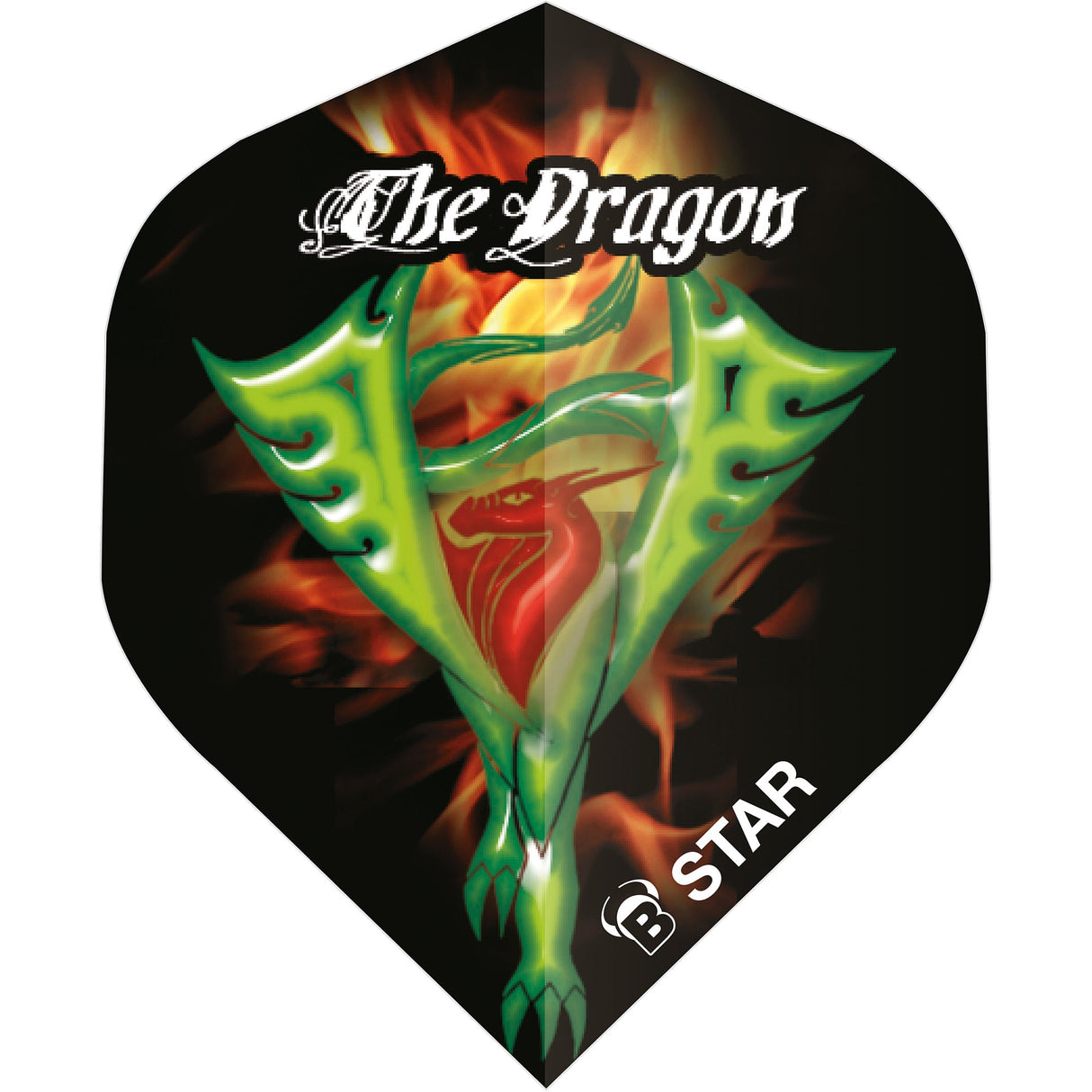 BULL'S B-Star Dart Flights - 100 Micron - A-Std - The Dragon