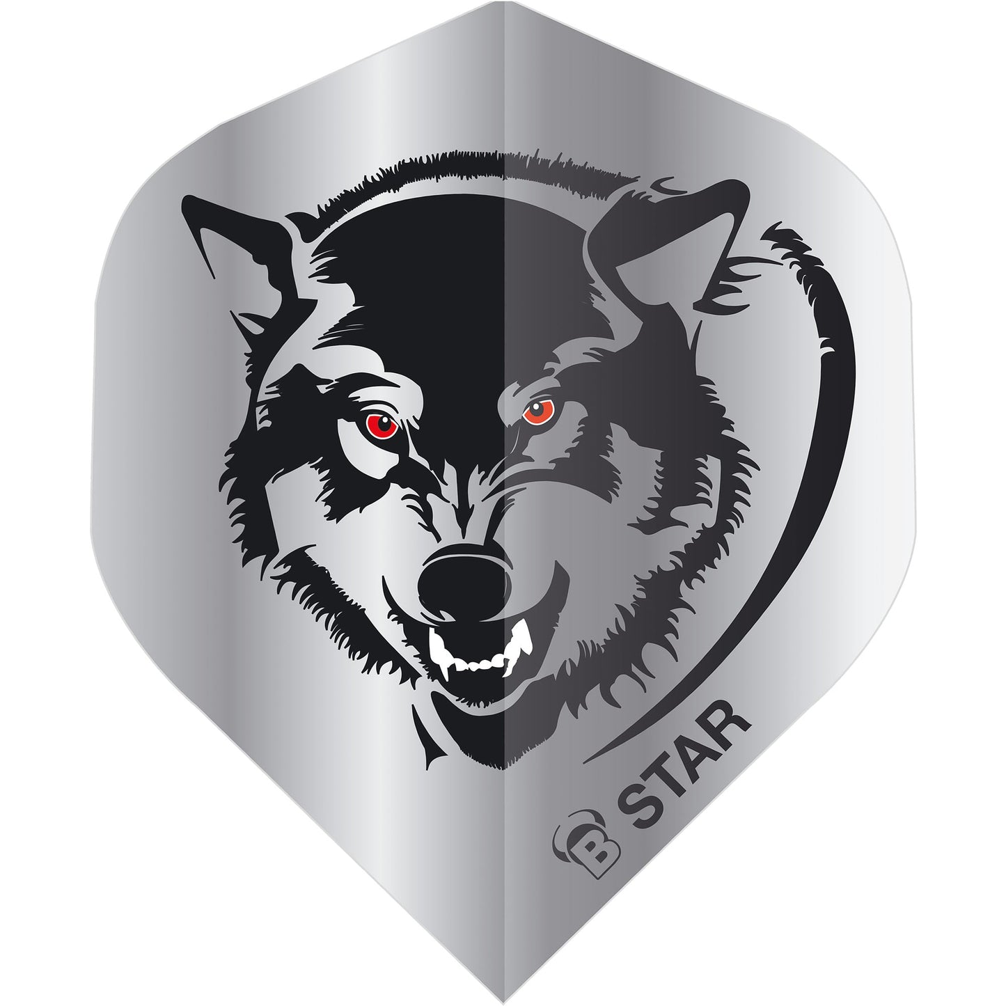 BULL'S B-Star Dart Flights - 100 Micron - A-Std - Wolf