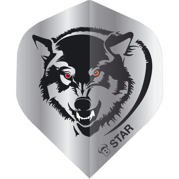 BULL'S B-Star Dart Flights - 100 Micron - A-Std - Wolf
