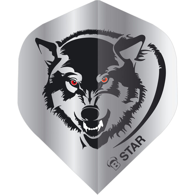 BULL'S B-Star Dart Flights - 100 Micron - A-Std - Wolf