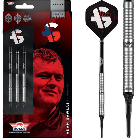 Bulls Adam Gawlas Darts - Soft Tip - 90% Tungsten - E2 - Natural - 20g 20g