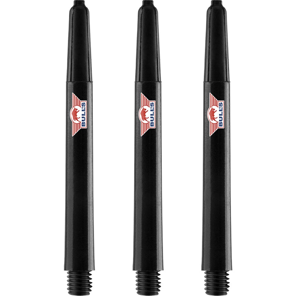 Bulls Airstriper Dart Shafts - Polycarbonate - Black Medium