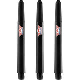 Bulls Airstriper Dart Shafts - Polycarbonate - Black Medium