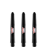 Bulls Airstriper Dart Shafts - Polycarbonate - Black Short