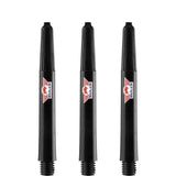 Bulls Airstriper Dart Shafts - Polycarbonate - Black Tweenie