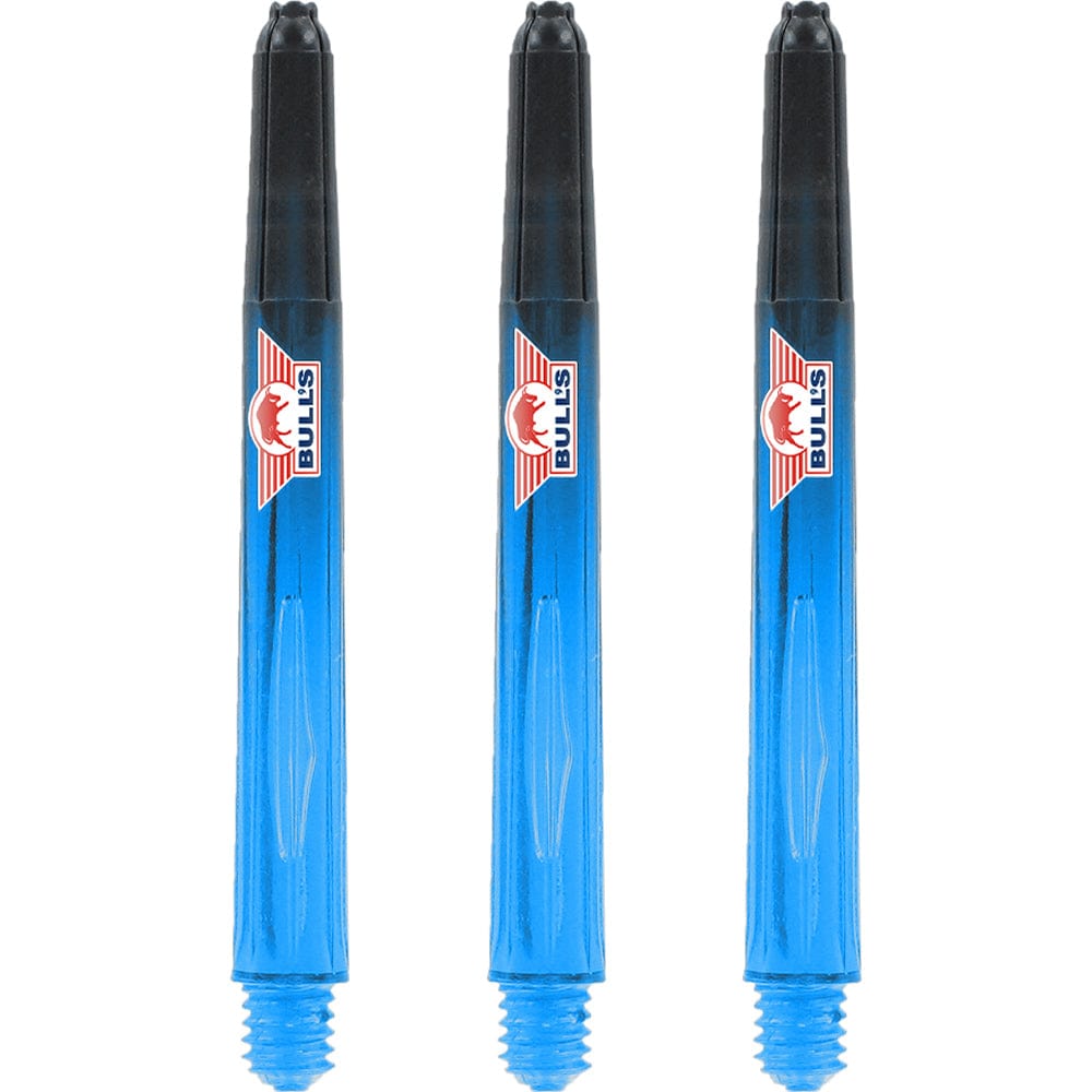 Bulls Airstriper Dart Shafts - Polycarbonate - Clear Blue Medium