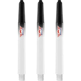 Bulls Airstriper Dart Shafts - Polycarbonate - Clear Black Medium