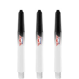 Bulls Airstriper Dart Shafts - Polycarbonate - Clear Black Tweenie