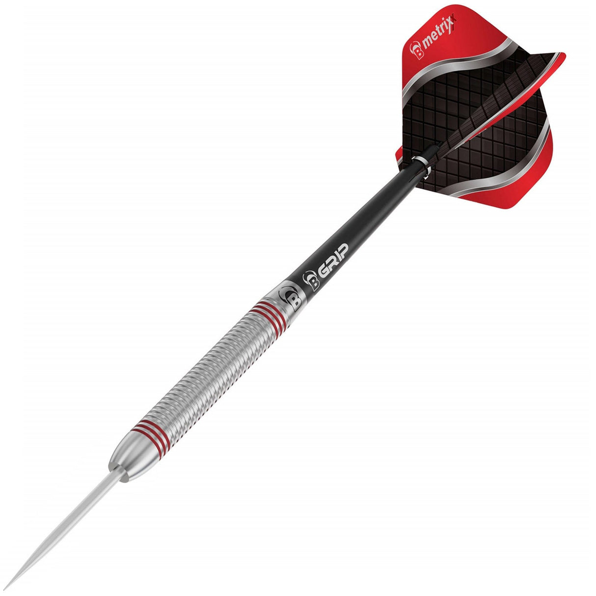 BULL'S Artos AR3 Darts - Steel Tip - 80% Tungsten - Red