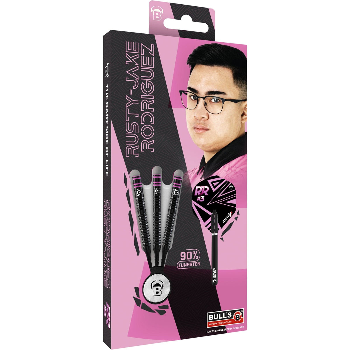 BULL'S Rusty-Jake Rodriguez - Soft Tip - 90% Tungsten - Black Titanium 20g