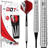 BULL'S Dot D3 Darts - Soft Tip - 90% Tungsten - Twin Ring 18g